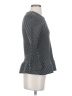 Ann Taylor Gray Black 3/4 Sleeve Top Size XS - photo 4