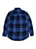 Tucker + Tate 100% Cotton Plaid Blue Long Sleeve Button-Down Shirt Size 10 - 12 - photo 2