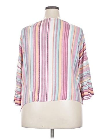 Coco + Carmen 3/4 Sleeve Blouse (view 2)