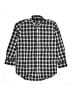 Gap Kids Plaid Gray Short Sleeve Button-Down Shirt Size 12 - photo 1