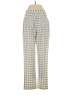 Danielle Bernstein Plaid Gray Ivory Casual Pants Size 2 - photo 2