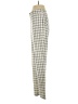 Danielle Bernstein Plaid Gray Ivory Casual Pants Size 2 - photo 5