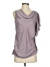 BCBGMAXAZRIA Runway 100% Polyester Gray Purple Sleeveless Blouse Size XXS - photo 1