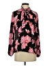 J.Crew Floral Black Long Sleeve Blouse Size S - photo 1
