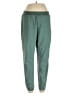 Legends 100% Polyester Solid Green Active Pants Size L - photo 1