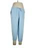 Serra Blue Linen Pants Size XL - photo 1