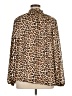 J by Joie 100% Polyester Animal Print Brown Long Sleeve Blouse Size XL - photo 2