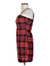 Unbranded Plaid Red Casual Dress Size S - photo 5
