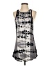 Mossimo Graphic Gray Casual Dress Size S - photo 1