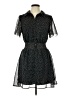 Bailey Blue 100% Polyester Polka Dots Black Casual Dress Size L - photo 1