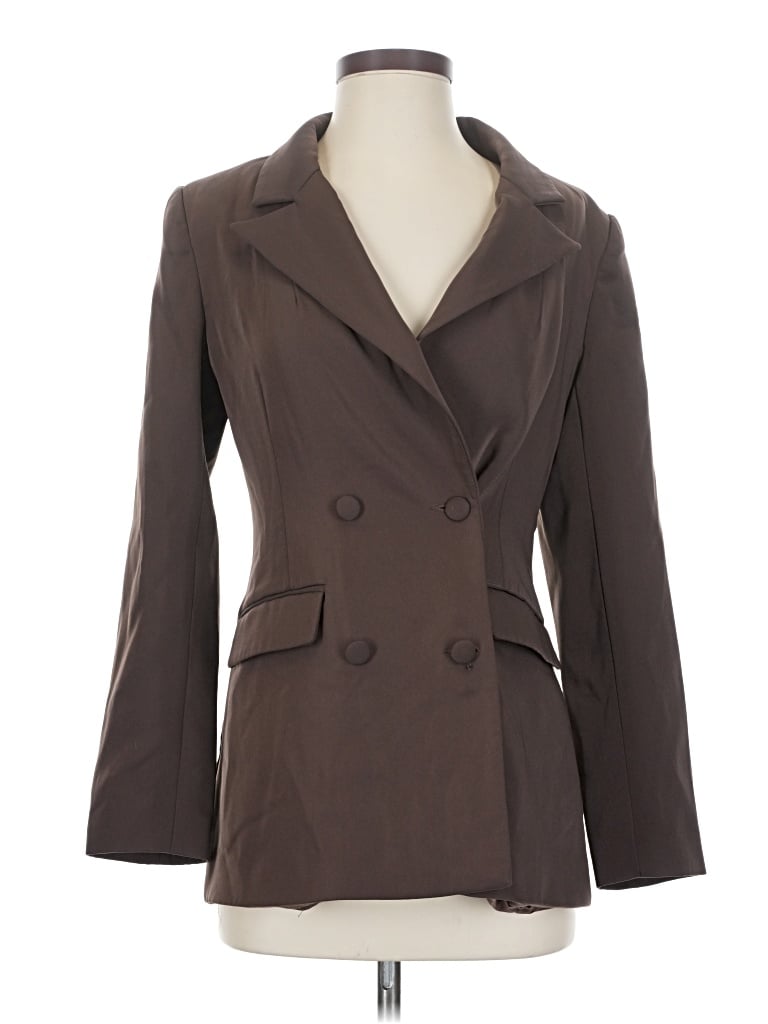Pre-owned Meshki Blazer Jacket In Brown