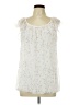 Luisa Ricci Ivory Short Sleeve Blouse Size L - photo 1