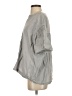 M.S.S.P. 100% Cotton Gray Short Sleeve Blouse Size XS - photo 5