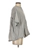 M.S.S.P. 100% Cotton Gray Short Sleeve Blouse Size XS - photo 4