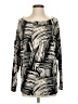 White Birch Black Long Sleeve Top Size S - photo 1