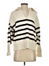 Zara Stripes Ivory Pullover Sweater Size S - photo 1