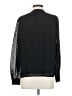 J.Crew Factory Store 100% Polyester Polka Dots Black Long Sleeve Blouse Size S - photo 2