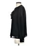 J.Crew Factory Store 100% Polyester Polka Dots Black Long Sleeve Blouse Size S - photo 5