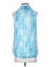 Etcetera Blue Sleeveless Blouse Size 2 - photo 1