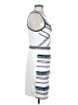 Adelyn Rae Stripes White Casual Dress Size S - photo 4