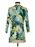 Logo Layers Green 3/4 Sleeve Blouse Size XS - photo 2