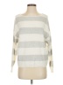 Cyrus Stripes Ivory Pullover Sweater Size S - photo 1