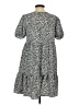 Shein 100% Polyester Animal Print Gray Casual Dress Size 4 - photo 2