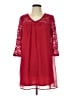 As U Wish 100% Polyester Red Casual Dress Size L - photo 1