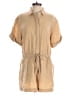 Gap 100% Cotton Solid Tan Romper Size S - photo 1