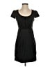 BCBGMAXAZRIA Solid Black Casual Dress Size 2 - photo 1