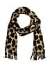 Old Navy 100% Polyester Animal Print Brown Scarf One size - photo 1
