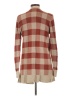 Eddie Bauer Plaid Brown Cardigan Size L - photo 2