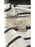 Ann Taylor LOFT Stripes Silver Pullover Sweater Size L - photo 7