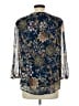 St. John's Bay 100% Polyester Blue 3/4 Sleeve Blouse Size L - photo 2