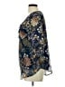 St. John's Bay 100% Polyester Blue 3/4 Sleeve Blouse Size L - photo 5