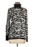 Chico's Animal Print Black Turtleneck Sweater Size Med (1) - photo 1