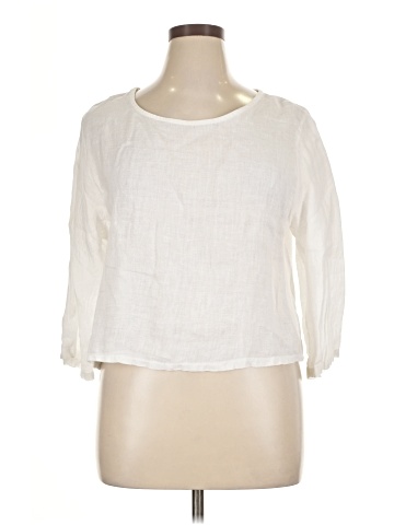 Belle France 3/4 Sleeve Blouse (view 1)