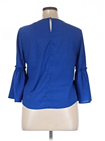 Roommates 3/4 Sleeve Blouse (view 2)
