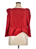 Express 100% Polyester Red 3/4 Sleeve Blouse Size XL - photo 2