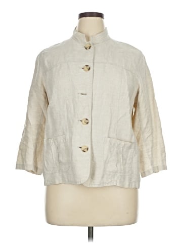 Cherokee 3/4 Sleeve Button-Down Shirt (view 1)