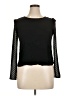 Zara Basic Black Long Sleeve Top Size XL - photo 1