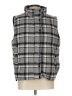 Pulse 100% Polyester Plaid Gray Vest Size L - photo 1