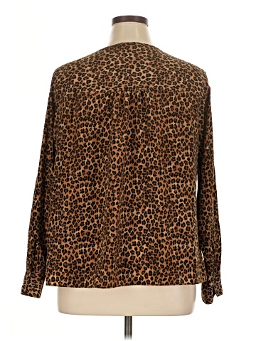 Dana Buchman Long Sleeve Blouse (view 2)