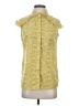 Comme Toi 100% Polyester Yellow Sleeveless Blouse Size S - photo 1