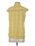 Comme Toi 100% Polyester Yellow Sleeveless Blouse Size S - photo 2