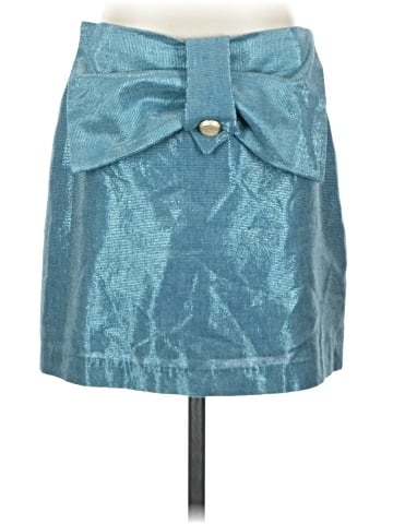 Leona by Lauren Leonard Denim Skirt (view 1)