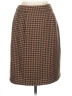 Chadwicks Houndstooth Brown Formal Skirt Size 6 - photo 1