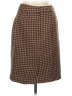 Chadwicks Houndstooth Brown Formal Skirt Size 6 - photo 2