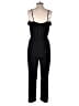 Mossimo 100% Polyester Solid Black Jumpsuit Size S - photo 2