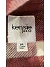 Kensie 100% Polyester Plaid Burgundy Coat Size XL - photo 6